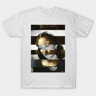 Madonna from The Virgin of the Rocks by Leonardo da Vinci and Vivien Leigh T-Shirt